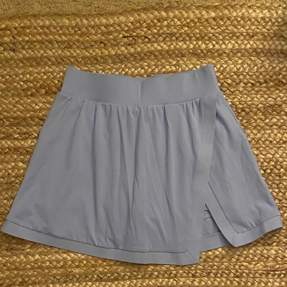 Workout/Tennis Skirt - In Blue/Grey
